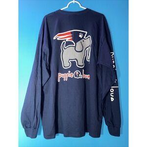 USA Football Puppie Love Rescue Dog Long sleeve NWT Size XXL